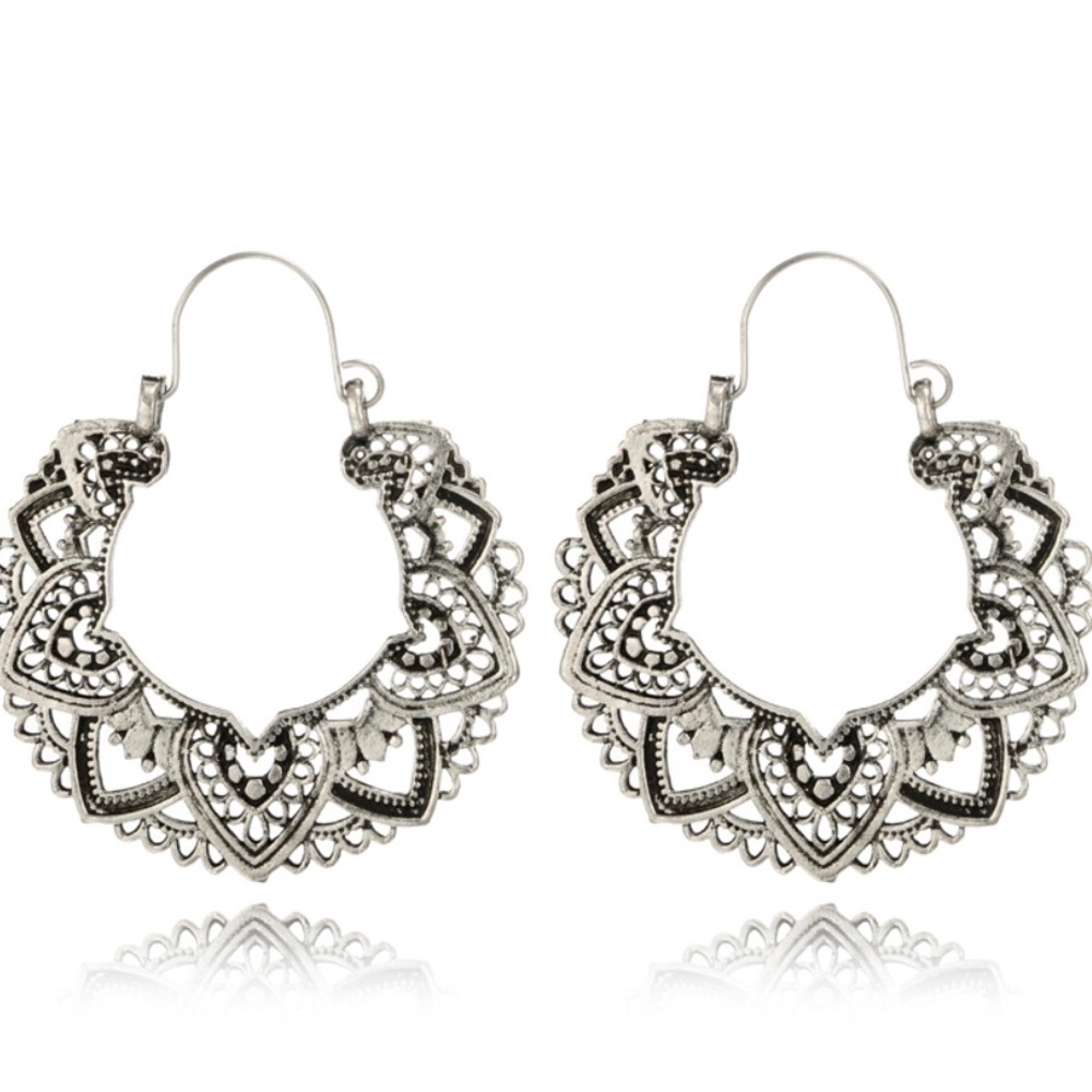 3/$30 Silver Boho Earrings - Picture 5 of 7